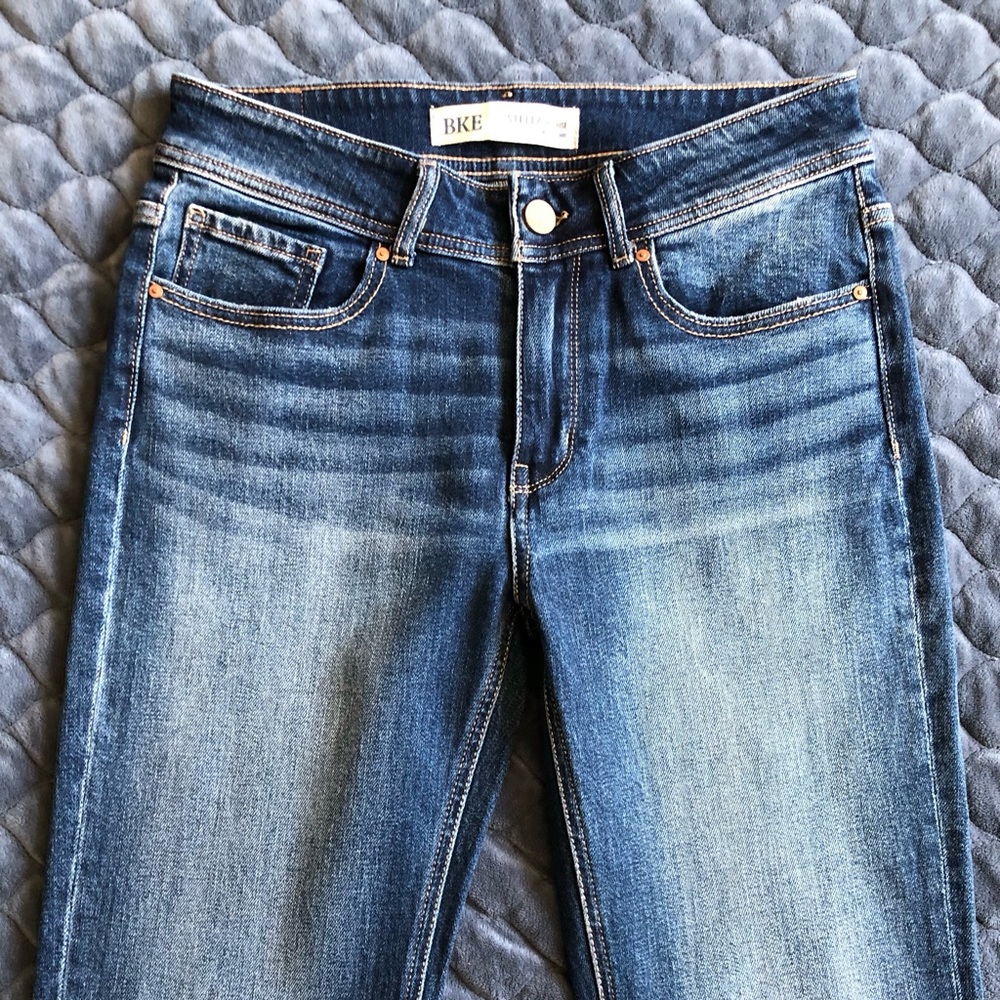 BKE Stella Mid rise Flare Jeans